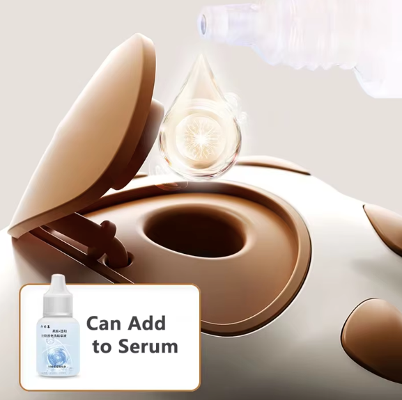 Steam Pet Grooming Brush Brown