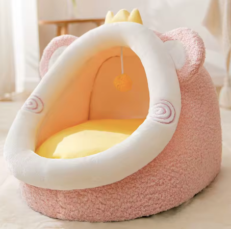 Plush House/Bed Pink