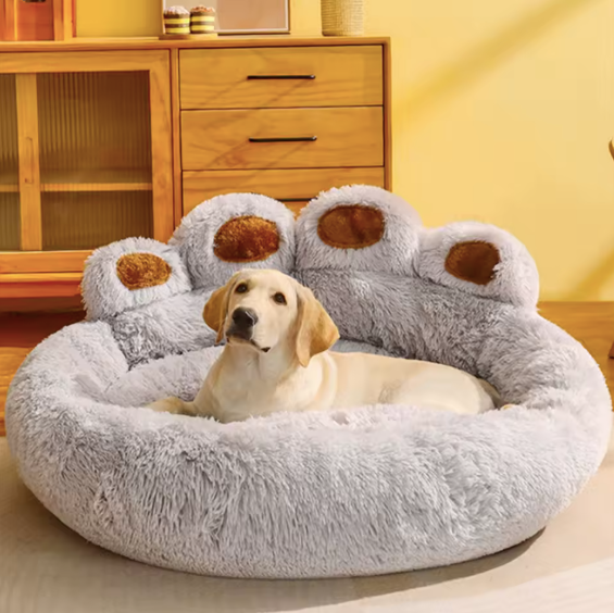 Paw Format Bed Light Grey