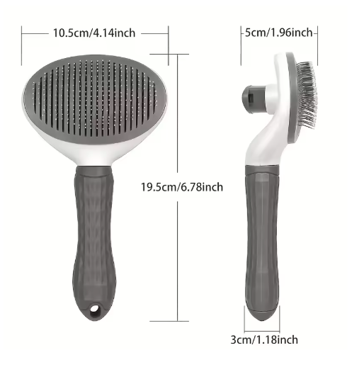 One-Click Pet Hair Removal Brush Blue