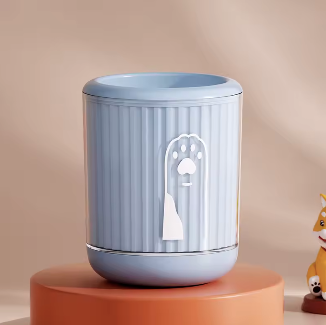 Portable Silicone Paw Cleaner Blue