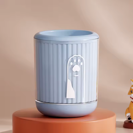 Portable Silicone Paw Cleaner Blue