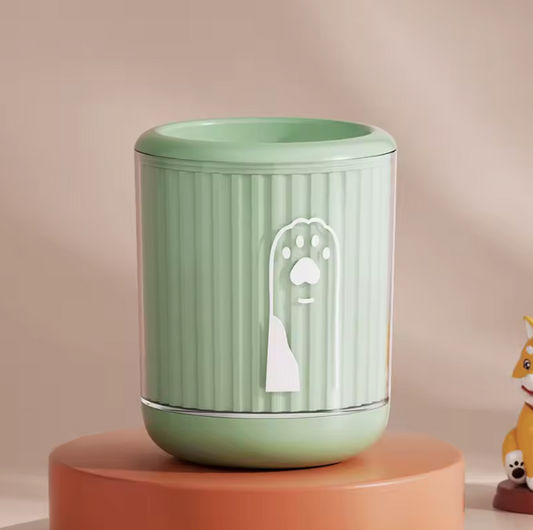 Portable Silicone Paw Cleaner Green