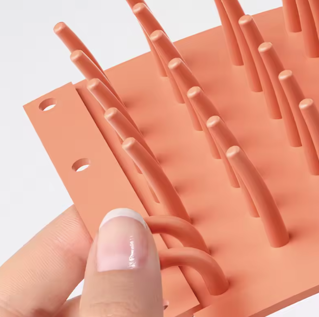 Portable Silicone Paw Cleaner Orange