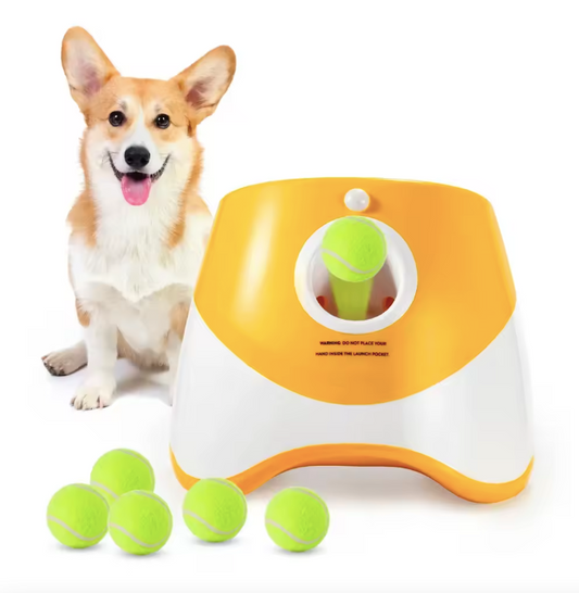 Automatic Mini Ball Launcher Orange