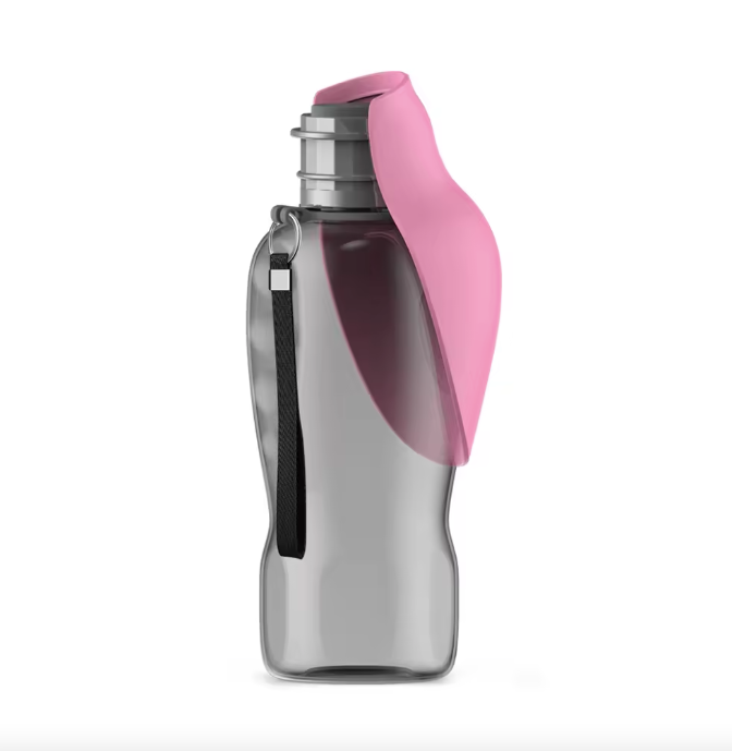 Portable Dog Water Bottle Pink