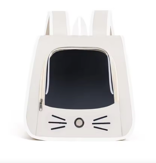 MeowGo Breathable Pet Carrier Backpack White