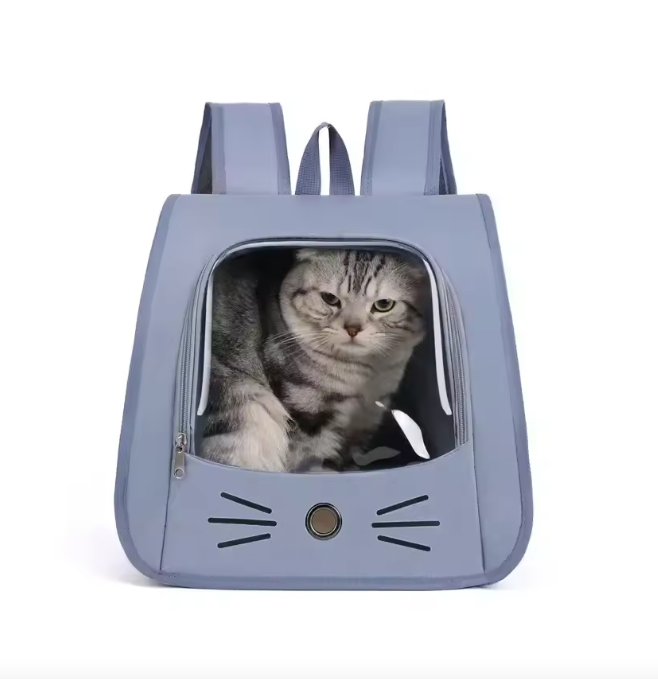 MeowGo Breathable Pet Carrier Backpack Blue