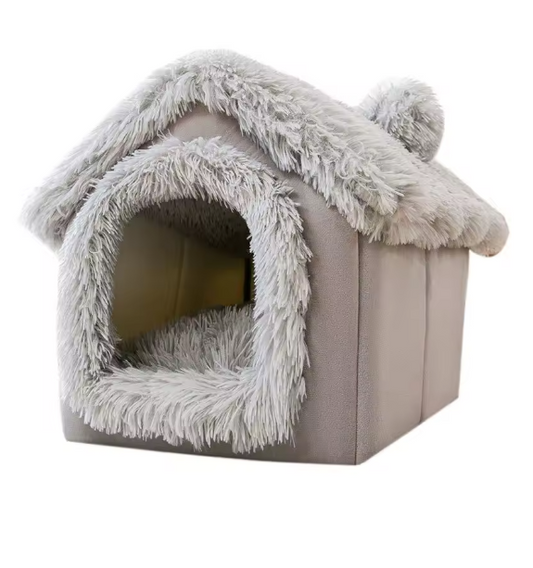 Soft Puppy House Grey