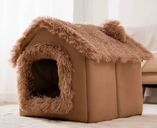 Soft Puppy House Brown