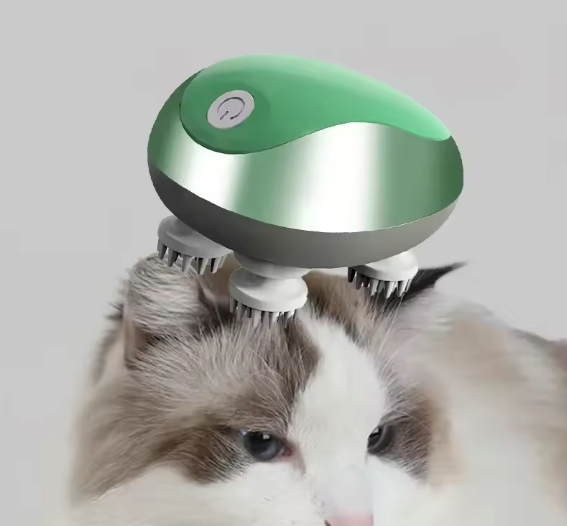3D Electric Pet Head Massager Gold