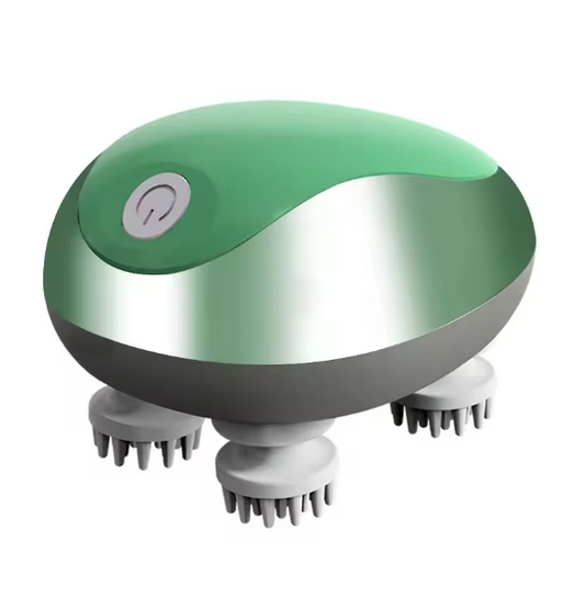 3D Electric Pet Head Massager Green