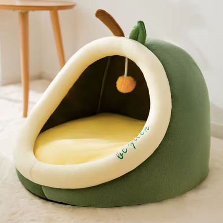 Plush House/Bed Green